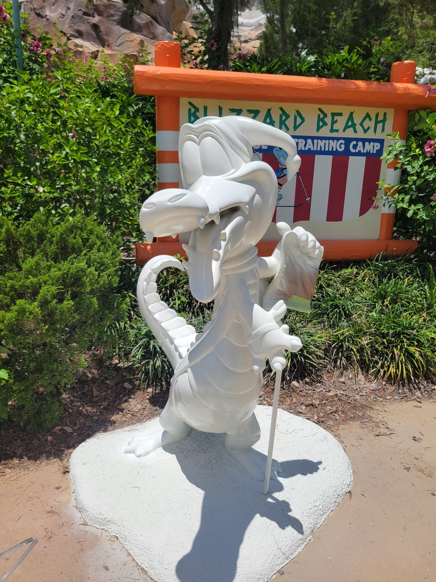 Character sculpture before specialty painting